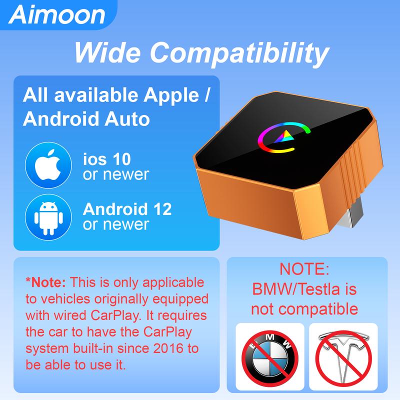 Aimoon™ New CarPlay 2026 wireless adapter